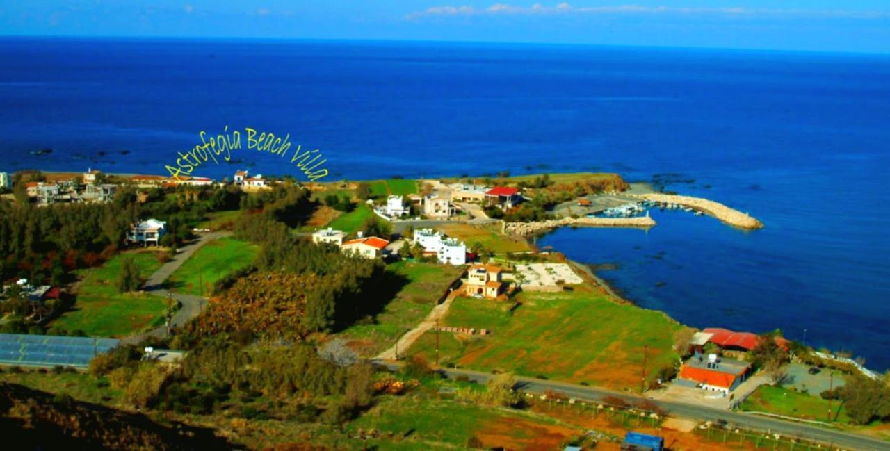 Astrofegia Beachfront Villa Pomos Bagian luar foto